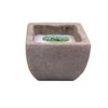Patio Essentials Stone Citronella Candle with Holder For Mosquitoes/Other Flying Insects 6 oz 20282